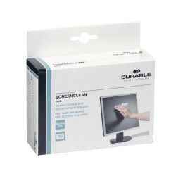 Monitor tisztító kendő, száraz és nedves 10-10 db/csomag Durable Screenclean Duo Számítástechnika és kellékei Durable