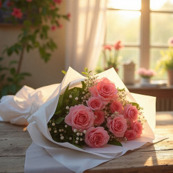 Kalapcsomagoló papír íves, selyem papír 60 x 80cm 20 kg/csomag Bluering®