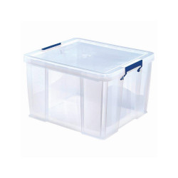 Tároló doboz, műanyag 48 liter, Fellowes® ProStore átlátszó Javítás, ragasztás, csomagolás Fellowes