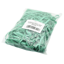 Gumigyűrű 150mmx8mm, széles 1kg/csomag, zöld Bluering® Javítás, ragasztás, csomagolás Bluering