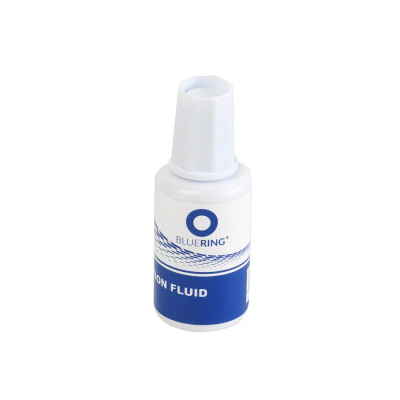 Hibajavító folyadék 20ml, vízbázisú szivacsos végű Bluering®
