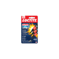 Pillanatragasztó 3x1g Loctite Super Bond Power Gél Mini Trio Javítás, ragasztás, csomagolás Loctite