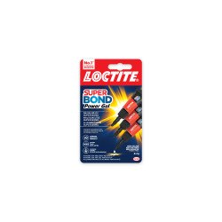 Pillanatragasztó 3x1g Loctite Super Bond Power Gél Mini Trio Javítás, ragasztás, csomagolás Loctite