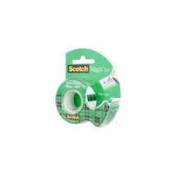 Ragasztószalag adagolón kézi 19mmx7,5 m Magic Tape 810 3M Scotch Javítás, ragasztás, csomagolás 3M