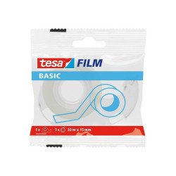 Ragasztószalag átlátszó + adagoló 15mmx33m Tesa Javítás, ragasztás, csomagolás Tesa