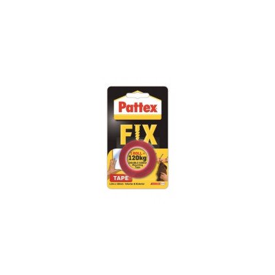 Ragasztószalag kétoldalas, 19mmx1,5 m, Henkel Pattex Fix 120 kg Ragasztószalag kétoldalas, 19mmx1,5 m, Henkel Pattex Fix 120 kg