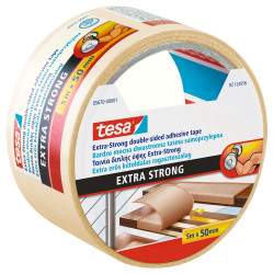 Ragasztószalag kétoldalas, 50mmx5m Extra erős Tesa Javítás, ragasztás, csomagolás Tesa