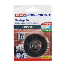 Ragasztószalag, rögzítőszalag, 19mmx1,5m UV álló Power Tesa Javítás, ragasztás, csomagolás Tesa