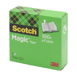 Ragasztószalag 19mmx33m Magic Tape 3M Scotch 810 Javítás, ragasztás, csomagolás 3M