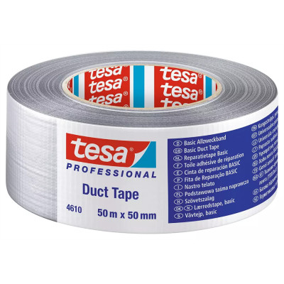 Ragasztószalag 50mmx50m Professional szövetszalag Tesa ezüst Ragasztószalag 50mmx50m Professional szövetszalag Tesa ezüst