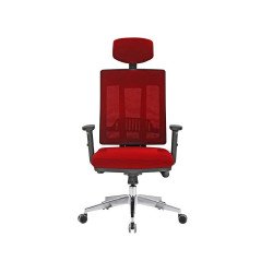 Forgószék vezetői Bluering® Regal piros Iroda üzemeltetés, munkavédelem Bluering