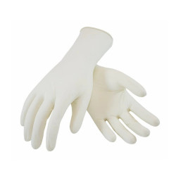 Gumikesztyű latex púderes S 100 db/doboz GMT Super Gloves fehér Iroda üzemeltetés, munkavédelem GMT