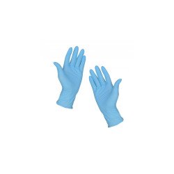 Gumikesztyű nitril púdermentes XS 100 db/doboz GMT Super Gloves kék Iroda üzemeltetés, munkavédelem GMT