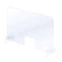 Védőfal asztali 49,5x84,5 átlátszó Franken