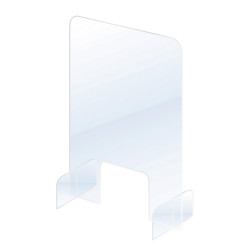 Védőfal asztali 49,5x84,5 átlátszó Franken