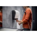 Adagoló hajtogatott kéztörlőhöz műanyag Katrin Midi fehér_90168