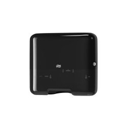 Adagoló hajtogatott kéztörlőhöz műanyag fali Elevation Singlefold Mini H3 Tork_553108 fekete Adagolók, tárolók, készülékek Tork