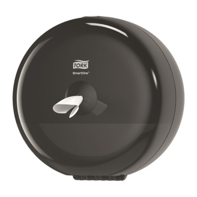 Adagoló toalettpapírhoz Mini tekercses Smart One® műanyag T9 Elevation Tork fekete_681008 Adagoló toalettpapírhoz Mini tekercses Smart One® műanyag T9 Elevation Tork fekete_681008
