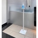 Adagoló állomás kézfertőtlenítőhöz, állványos, Durable Basic, fehér
