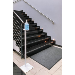 Adagoló állomás kézfertőtlenítőhöz, állványos, Durable Basic, fehér Adagolók, tárolók, készülékek Durable