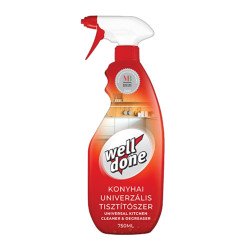 Konyhai univerzális tisztítószer szórófejes 750 ml Well Done Iroda üzemeltetés, munkavédelem Well Done