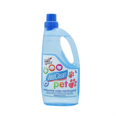 Padlótisztítószer kisállatok utáni 1 liter Well Clean PET Padlótisztítószer kisállatok utáni 1 liter Well Clean PET