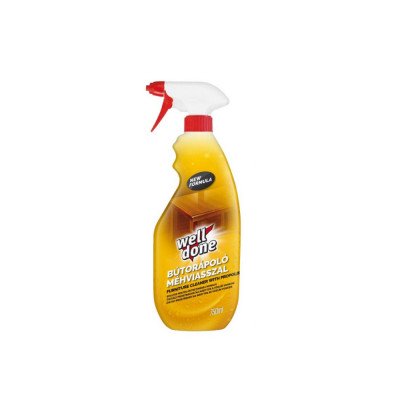 Bútorápoló szórófejes 750 ml méhviasszal Well Done Bútorápoló szórófejes 750 ml méhviasszal Well Done