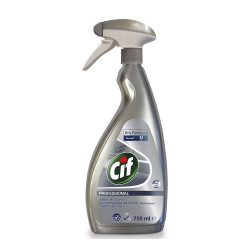 Rozsdamentes acél és üvegtisztító szórófejes 750 ml Stainless Steel&Glass Cif Iroda üzemeltetés, munkavédelem Diversey