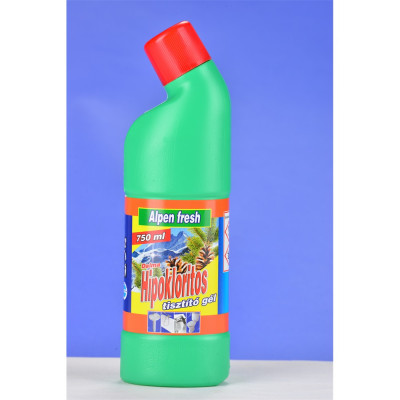 Tisztító gél 750 ml hipokloritos Dalma Alpen Fresh