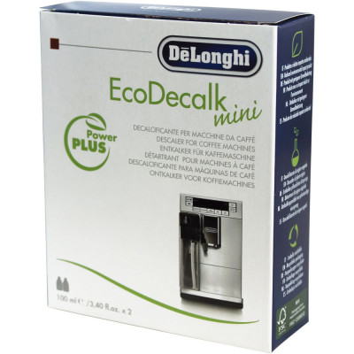 Vízkőoldó folyadék 2 x 100 ml Delonghi automata és presszó kávégépekhez DeLonghi Eco Decalk mini Vízkőoldó folyadék 2 x 100 ml Delonghi automata és presszó kávégépekhez DeLonghi Eco Decalk mini