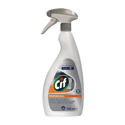 Zsíroldószer szórófejes 750 ml Oven & Grill Cleaner Professional Cif