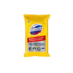 Nedves törlőkendő fertőtlenítő hatással 60 lap/csomag Domestos citrom Iroda üzemeltetés, munkavédelem Domestos