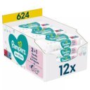 Nedves törlőkendő 12 x 52 lap/doboz Pampers Sensitive