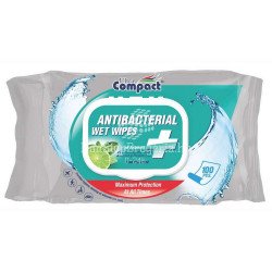 Nedves törlőkendő antibakteriális 100 lap/csom Ultra Compact Iroda üzemeltetés, munkavédelem Egyéb