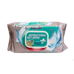 Nedves törlőkendő antibakteriális 100 lap/csom Ultra Compact Iroda üzemeltetés, munkavédelem Egyéb