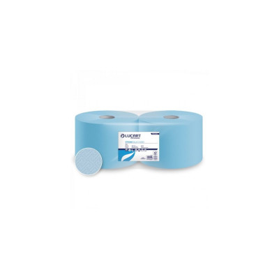 Kéztörlő 2 rétegű tekercses 2 tekercs/karton Strong Blue 2.1000 Lucart_851326J kék