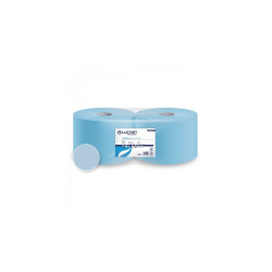 Kéztörlő 2 rétegű tekercses 2 tekercs/karton Strong Blue 2.1000 Lucart_851326J kék Iroda üzemeltetés, munkavédelem Lucart