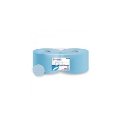 Kéztörlő 2 rétegű tekercses 2 tekercs/karton Strong Blue 2.1000 Lucart_851326J kék Iroda üzemeltetés, munkavédelem Lucart