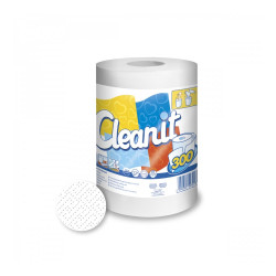 Háztartási papírtörlő kéztörlő 2 rétegű 300 lapos egyesével csomagolt Cleanit 300 Lucart_8523471 Iroda üzemeltetés, munkavédelem Lucart