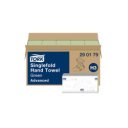Kéztörlő 2 rétegű hajtogatott 250 lap/csomag 24,8 x 23 cm 15 csomag/karton Advanced Singlefold H3 Tork_290179 zöld