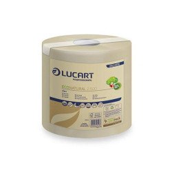 Kéztörlő 2 rétegű tekercses átmérő: 20 cm egyesével csomagolt 2.500 EcoNatural Lucart_852406 havanna barna Iroda üzemeltetés, munkavédelem Lucart