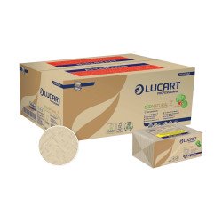 Kéztörlő 3 rétegű Z hajtogatású 198 lap/csomag 18 cs/karton Z3 EcoNatural Lucart_864075J havanna barna Iroda üzemeltetés, munkavédelem Lucart