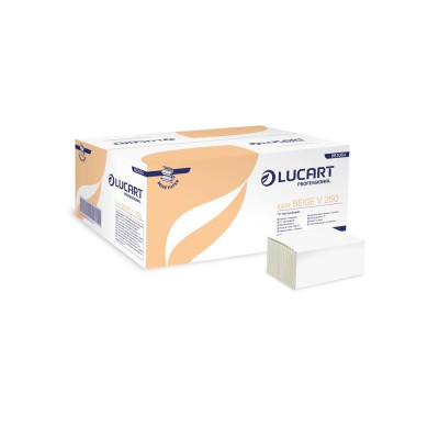 Kéztörlő 1 rétegű V hajtogatású 250 lap/csomag 20 cs/karton Beige Easy Lucart_863064P natúr Kéztörlő 1 rétegű V hajtogatású 250 lap/csomag 20 cs/karton Beige Easy Lucart_863064P natúr