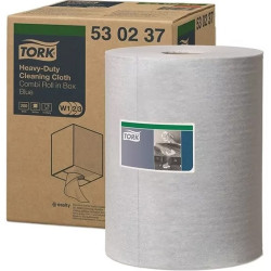 Ipari törlő tekercses nagyteljesítményű kombi 106 m/tek 1 tek/doboz W1/W2/W3 TORK_530237 kék Iroda üzemeltetés, munkavédelem Tork