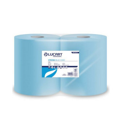 Ipari törlő 3 rétegű tekercses átmérő: 26 cm 500 lap/tekercs 2 tekercs/karton Strong Blue 3.500 Lucart_851323J kék Iroda üzemeltetés, munkavédelem Lucart
