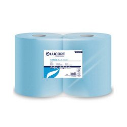 Ipari törlő 3 rétegű átmérő: 25 cm 500 lap/tekercs cellulóz kék 2 tekercs/karton Strong Blue 3.500 Lucart_851323J Iroda üzemeltetés, munkavédelem Lucart