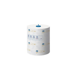 Kéztörlő 2 rétegű tekercses átmérő: 19 cm 6 tekercs/karton Premium Matic Soft H1 Tork_120016 hófehér Iroda üzemeltetés, munkavédelem Tork