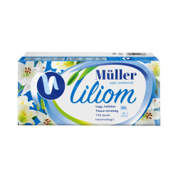 Papírzsebkendő 3 rétegű 100 db/csomag Liliom illatmentes Iroda üzemeltetés, munkavédelem Müller