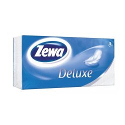 Papírzsebkendő 3 rétegű 90 db/csomag Zewa Deluxe illatmentes Iroda üzemeltetés, munkavédelem Zewa