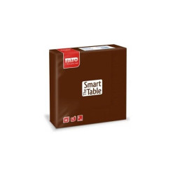 Szalvéta 2 rétegű 33 x 33 cm 50 lap/cs Fato Smart Table csokoládé_82622400 Iroda üzemeltetés, munkavédelem Fato